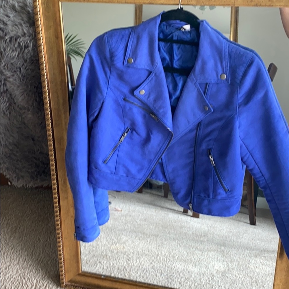 ⚡️ELECTRIC BLUE MOTO JACKET⚡️